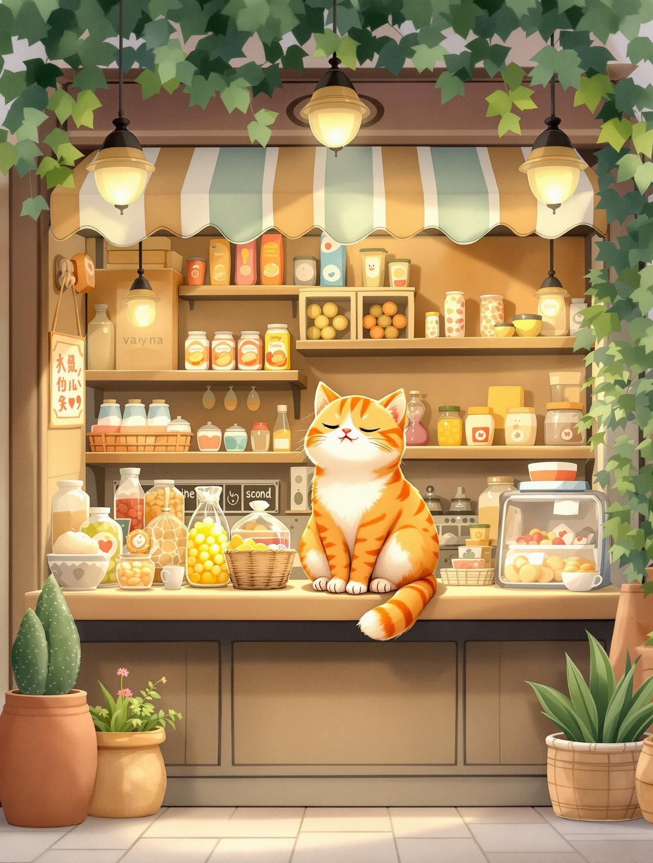 红果漫据 - 小卖部的猫老板